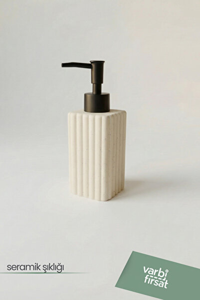Varbifırsat Modern Desenli Seramik Sabunluk 180 ml