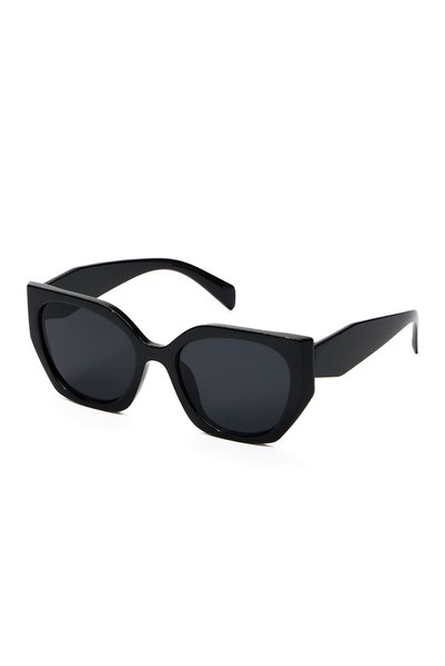 Eyesofia Divriği Cat Uv400 Filtered Unisex Black 2025 New Season Sunglasses