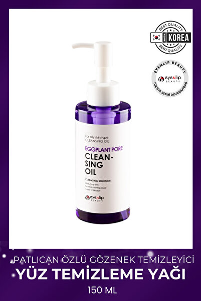 Eyenlip Beauty Patlıcan Özlü Gözenek Temizleyici Yüz Temizleme Yağı 150 ml
