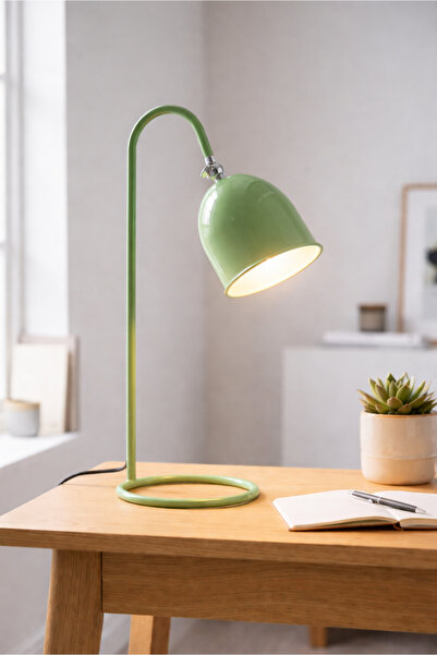 HOMİNG Homing Retro Basic Nil Yeşili Masa lambası Hareketli Başlık