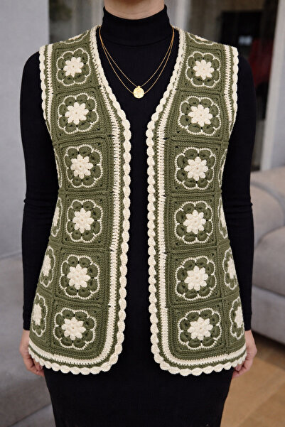 Zelisceisler El Örgüsü Çeyizlik Tığ İşi Yelek