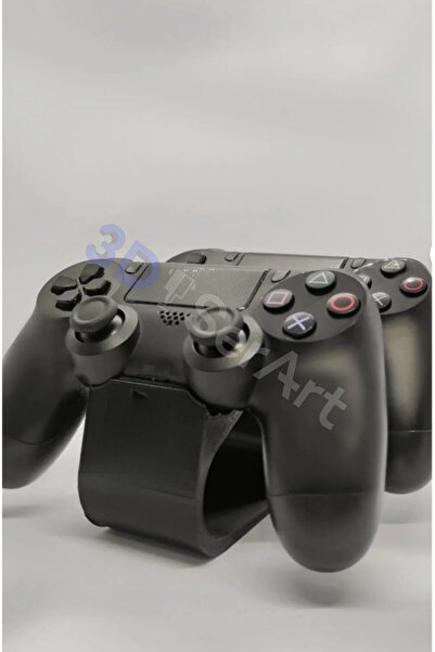 3D SerArt Dekoratif Ps4 - Ps5 Uyumlu Dualshock Joystick Standı - 2'li Kol Tutucu