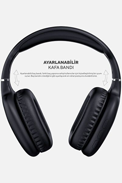 Snopy SN-BT43 Phase Siyah Bluetooth Kulaklık