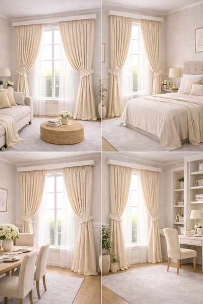 perde plus Umbrelă de soare cu volane cu o singură aripă - Fundal vintage nat...