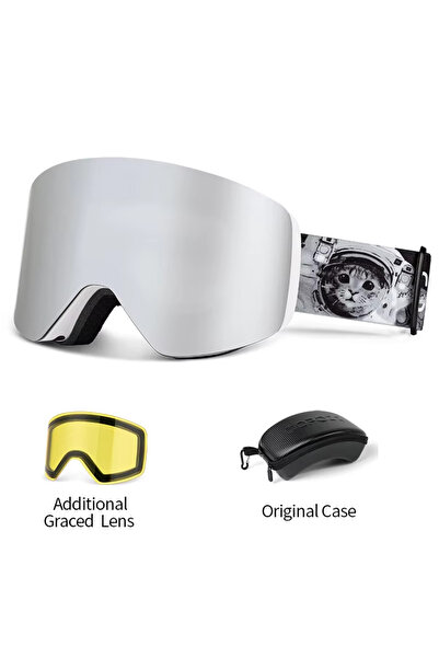 Choice طقم نظارات تزلج شتوية احترافية من COPOZZ للرجال والنساء، مزودة بطبقتين...