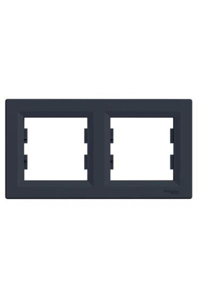 Schneider Electric EPH5800271, Asfora – İkili Çerçeve – Antrasit