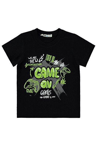 Civil Boys Erkek Çocuk Tişört 2-5 Yaş Siyah