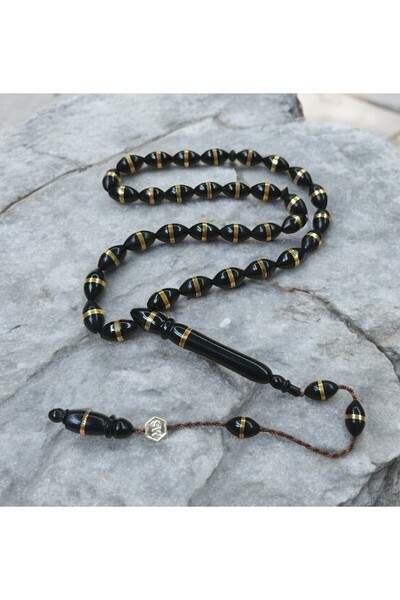 İnan Tesbih Kuka Pirinç Sarma Signed Model Barley Cut Prayer Beads