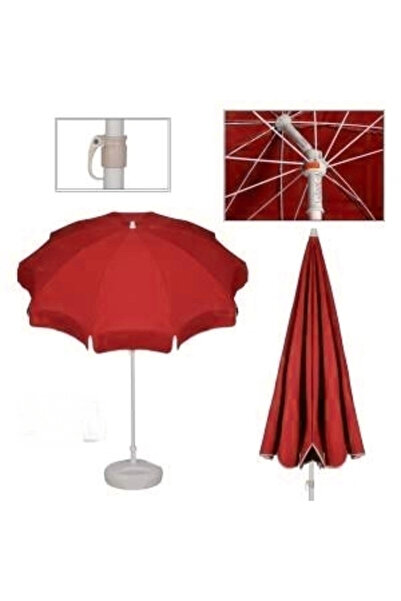 Alperen Şemsiye Plaj Şemsiyesi Bahçe Balkon Teras Şemsiyeleri Bidon Hariç Fiy...