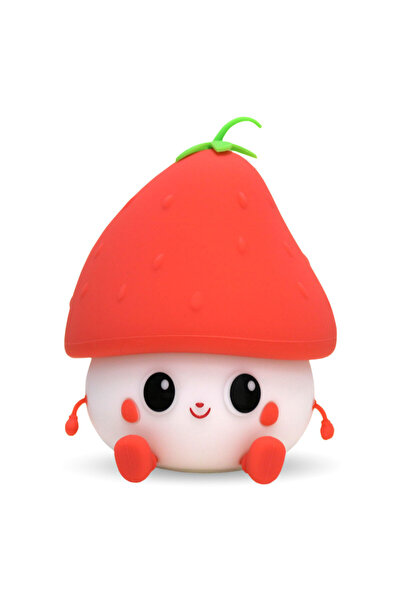 Lexium Lumină de noapte, control tactil, căpșună,