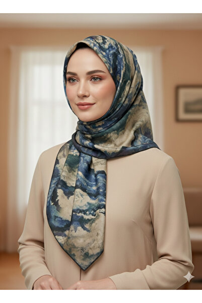 locella DİJİTAL PAMUKLU SOFT EŞARP