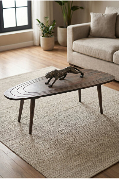 Fawdecor Sweet Modern Doğal Masif Ahşap Orta Sehpa Seti