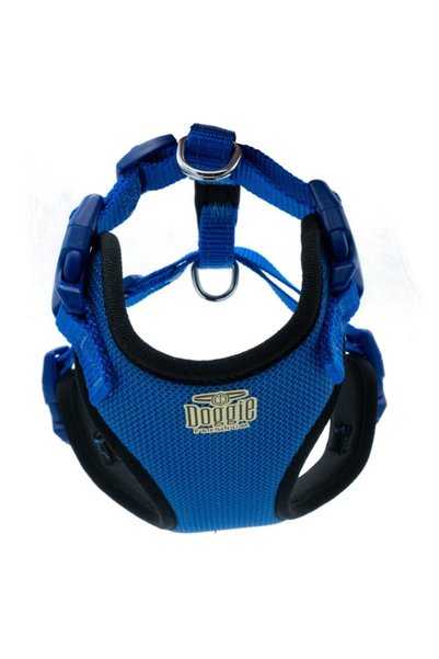 Doggie طوق كلب منسوج رائع أزرق صغير 1.5x40-50 سم