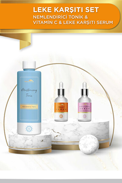 Hekimzade Leke Karşıtı Set - Nemlendirici Tonik & Vitamin C & Leke Karşıtı Serum