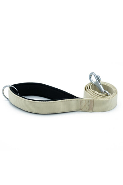 Doggie Comfort Dokuma Köpek Gezdirme Tasması Medium Haki 3x100 Cm