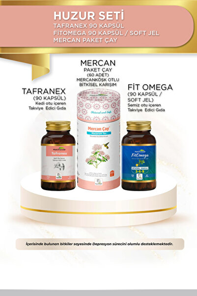 Hekimzade Doğal Denge Seti - Tafranex 90 Kapsül & Fit Omega Softjell Kapsül &...