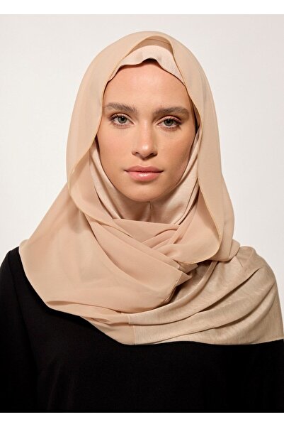 HOUSE OF MODEST ŞİFONLU ŞAL-BEJ