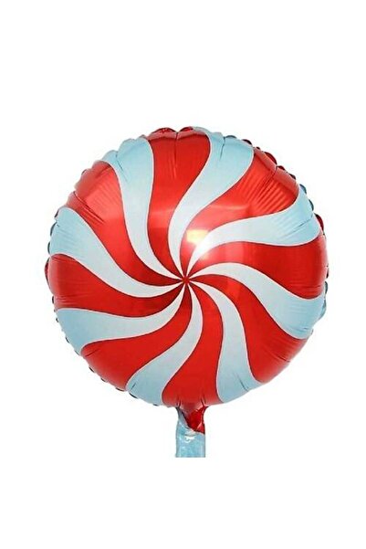 Parti Dükkanım Kırmızı Lolipop Şeker Folyo Balon 45 cm