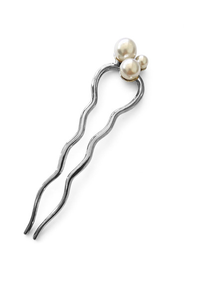 New Obsessions İnci Detaylı Topuz Tokası