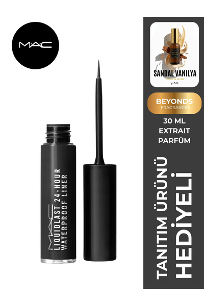M.A.C Suya Dayanıklı Likit Eyeliner 24 Saat Kalıcı Yoğun Renk Bulaşmaya Dayan...