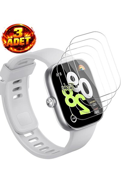 aheaks [3'lü Paket] Redmi Watch 4 için Ekran Koruyucu 9H Sertlikte Nano Cam D...