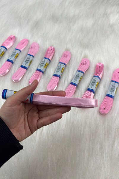 AZREN STORE Pink Satin Ribbon 10 Meters Long, 1cm Wide, Dowry Special Day Gif...