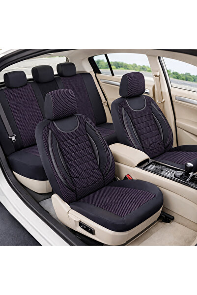 SMARTIC huse pentru scaune auto, City, 11 bucăți, compatibile cu airbag-urile...