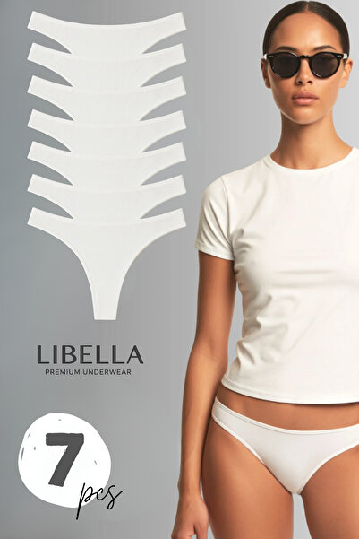 LİBELLA İÇ GİYİM Premium Series Cotton Stretch Fabric 7-Pack Perfect Fit Flex...