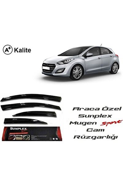 SUNPLEX Hyundai i30 cam rüzgarlığı 2013+ mugen tip