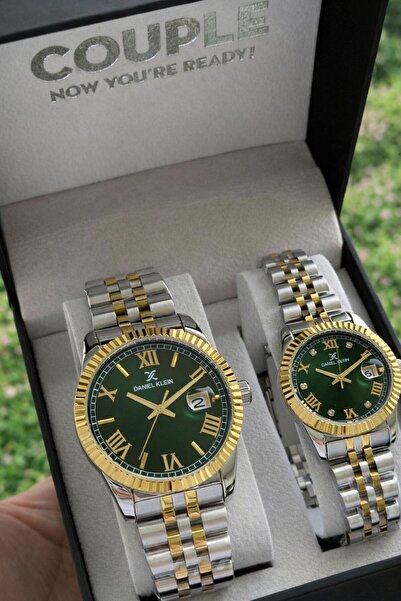 Daniel Klein Çelik Kordon Takvimli Kadran 3 Atm 2 Yıl Garantili Sevgili Kombi...