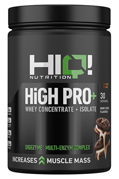 HIQ NUTRITION HIQ High Pro+ 900gr DARK COOKIE FLAVORED
