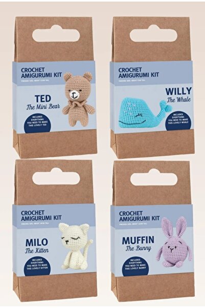Hello Mini Amigurumi Set 4 Pieces