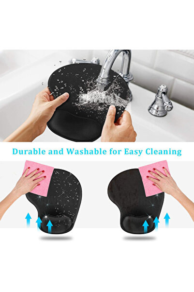 ATAELEKTRONİK Yastıklı Jel Bileklikli Standart Kaymaz Mause Pad Mousepad
