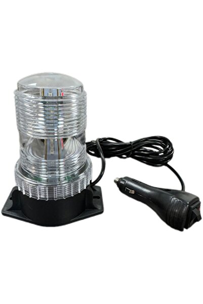 Space 7 fonksiyonlu tepe lambası çakarlı mıknatıslı dikey model 12-30v kırmız...