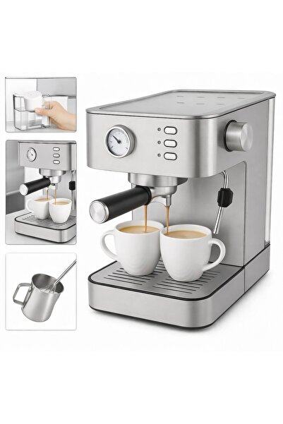 ATLT ATLANTİS 1500W TAM OTOMATİK EV TİPİ ESPRESSO CAPUCCİNO MAKİNESİ BUHARLI ...