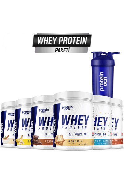Proteinocean Whey Protein™ Paketi - 6lı Paket - 400g x 6 Adet