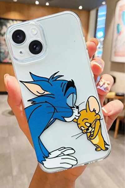 3GEN CASE İphone 13- İphone 14 Uyumlu Desenli Şeffaf Silikon Kılıf