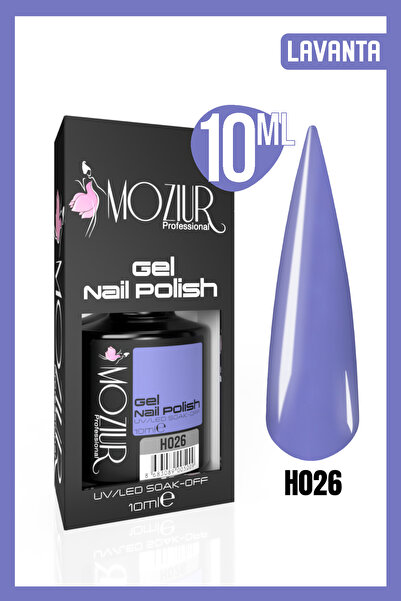 MOZIUR Uv Led Kalıcı Oje H026 (MOR SERİSİ) 10ml