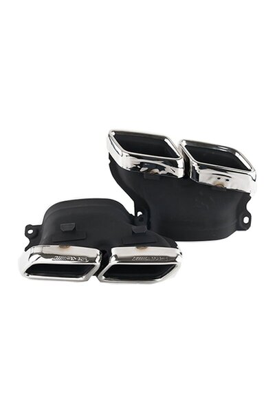 Genel Markalar Mercedes w205 w212 w213 c63 amg egzoz ucu seti krom 4 çıkış