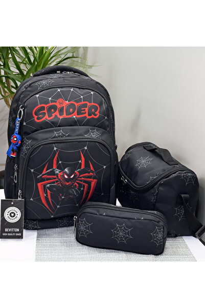 Bevitton Σετ 3 τσάντες δημοτικού σχολείου για αγόρι - Σετ μοτίβο χαρακτήρων