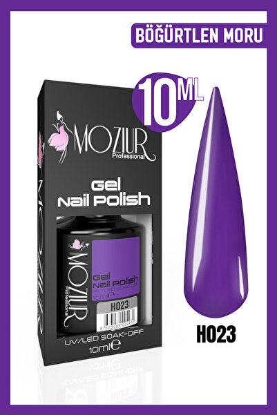 MOZIUR Kalıcı Oje Uv Led H023 (MOR SERİSİ) 10ml