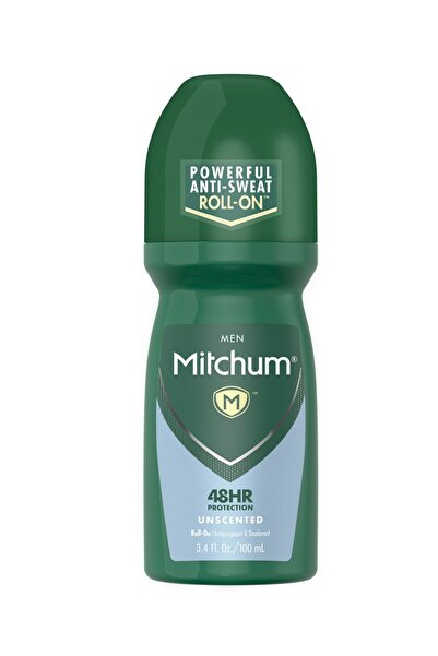 Mitchum Trıple Odor Defense Unscented Antiperspirant (48hr) Erkek Roll On Deo...