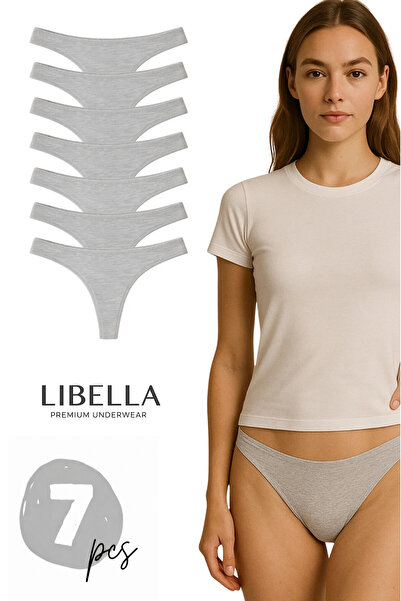 LİBELLA İÇ GİYİM Premium Series Cotton Stretch Fabric 7-Pack Perfect Fit Flex...