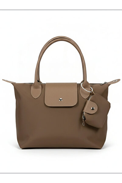 Zuna Studio Geantă de umăr - Bej - Piele artificială