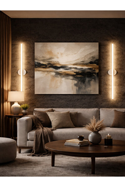 ST LİGHTİNG Modern Dekoratif Led Duvar Aplik 70 Cm Günışığı BEYAZ * 1 Adet ( ...