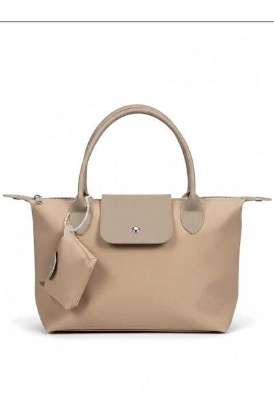 Zuna Studio Geantă de umăr - Cremă - Piele artificială