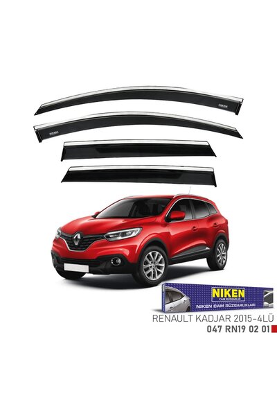 Niken Renault kadjar cam rüzgarlığı kromlu 2015+