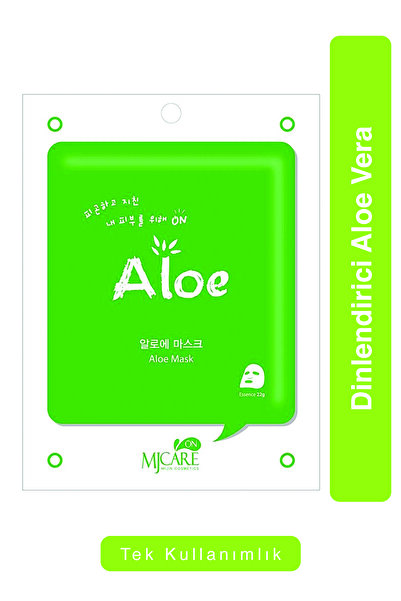 Mjcare On Aloe Vera Özlü Yüz Maskesi