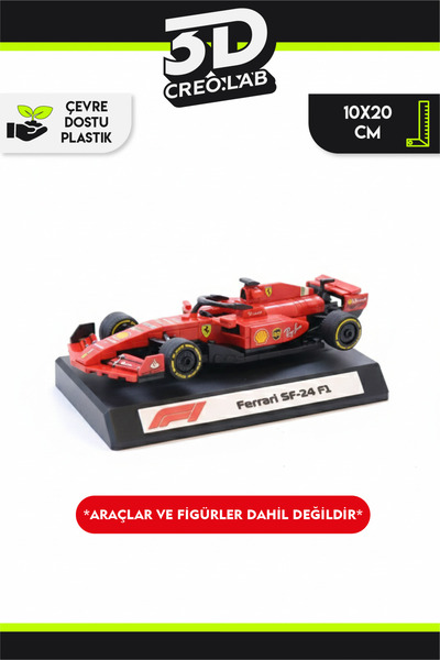 3Dcreo.lab Lego Formula 1 Speed Champions Teli Sergileme Standı