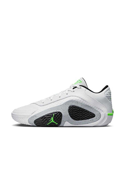 Nike Jordan Tatum 2 Erkek Beyaz Basketbol Ayakkabısı (Dar Kalıp 1 Beden Büyük...